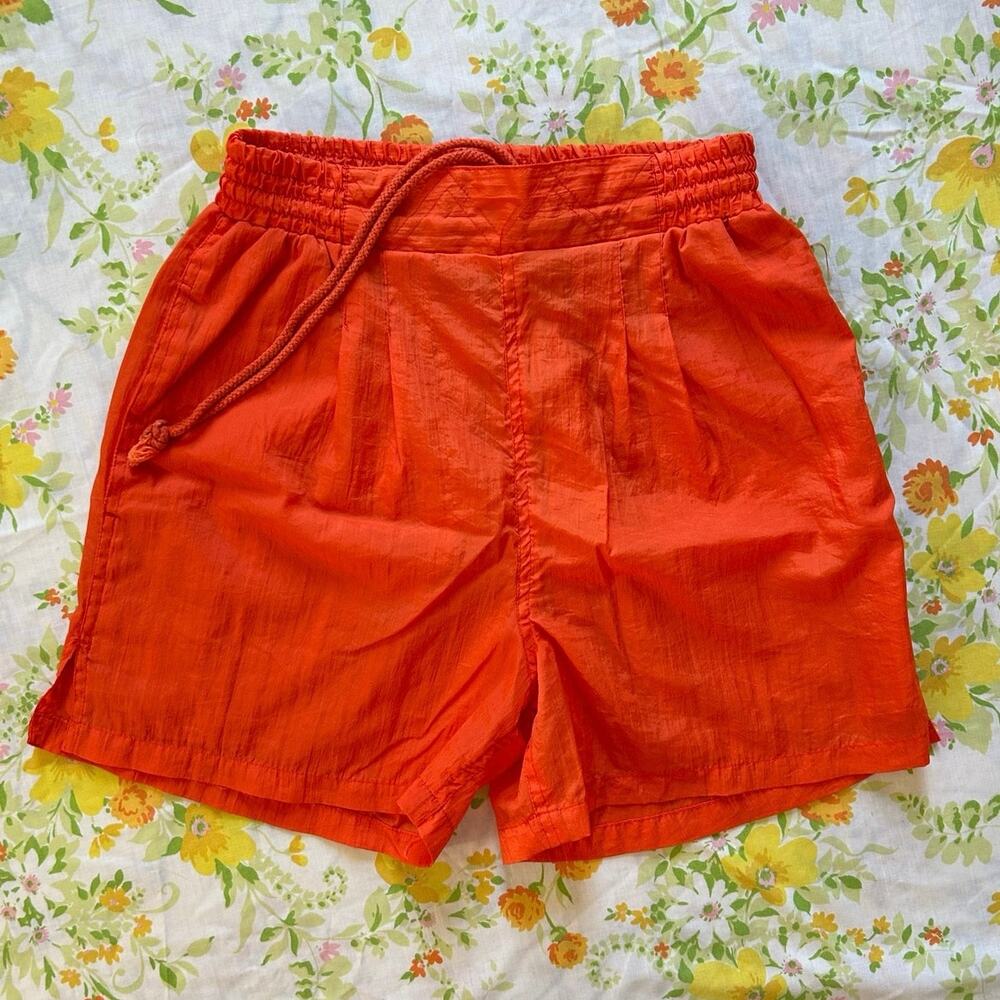 Vintage orange Dunlop athletic shorts